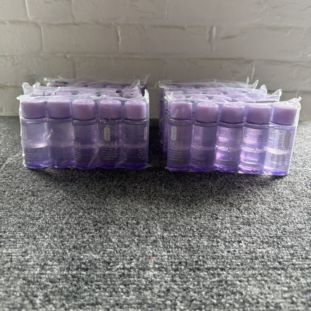 5 Pack - Clinique Take The Day Off Makeup Remover For Lids Lashes & Lips - 50ml